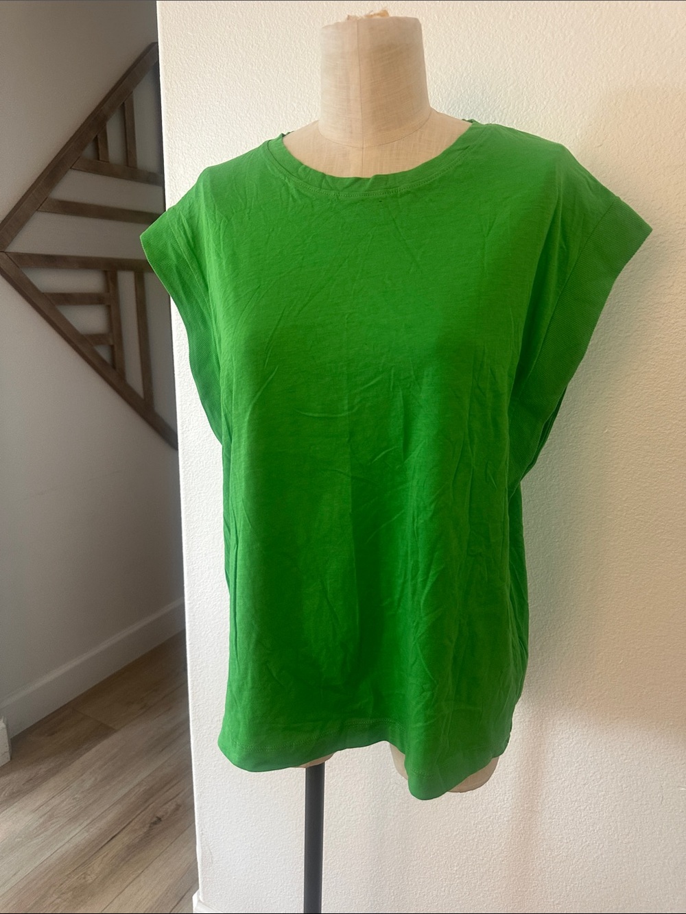 Zara Bright Green Sleeveless Tank Top